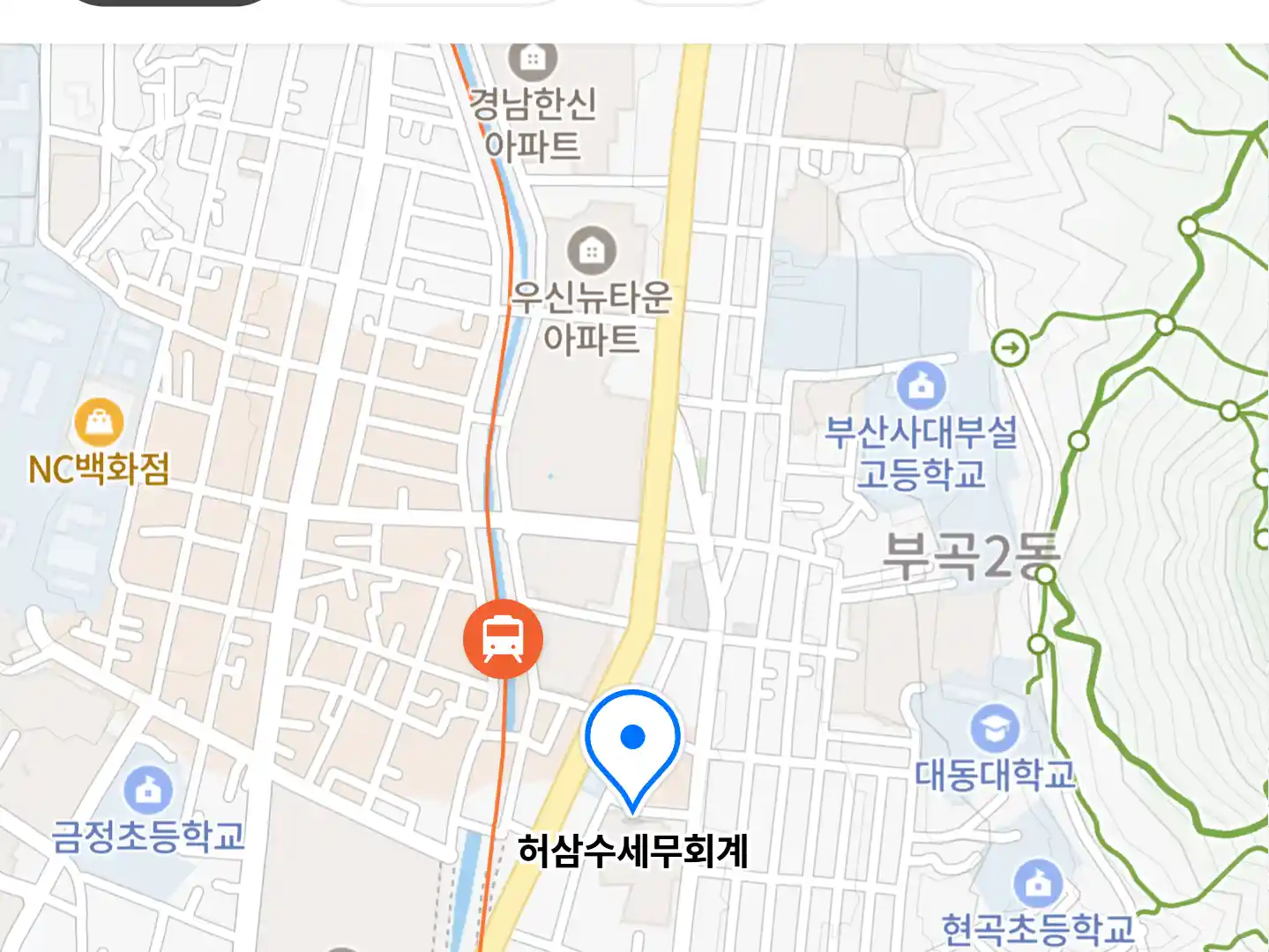 허삼수세무회계 위치