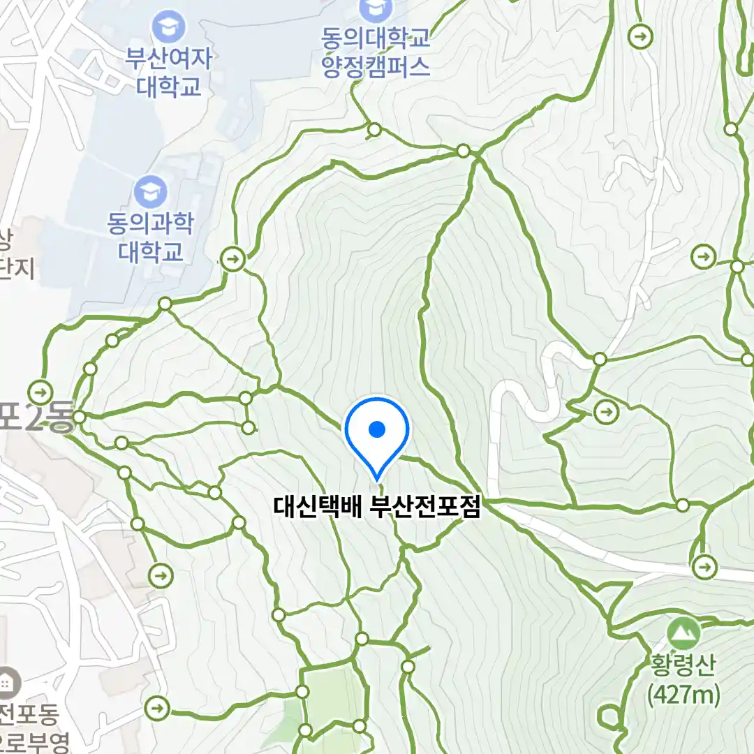 대신택배 부산전포점 위치