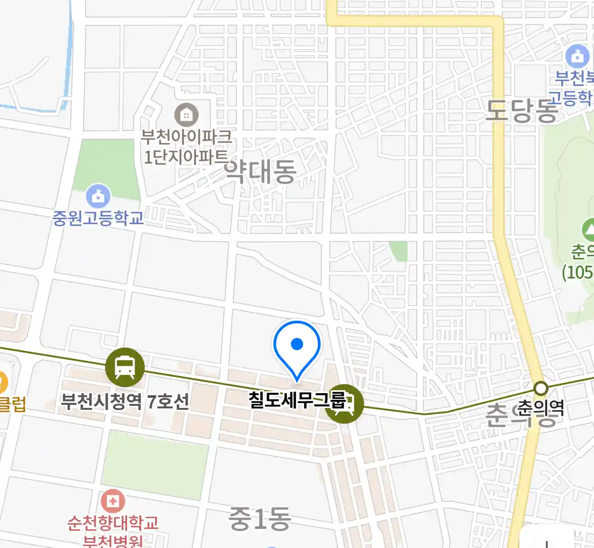 칠도세무그룹 위치