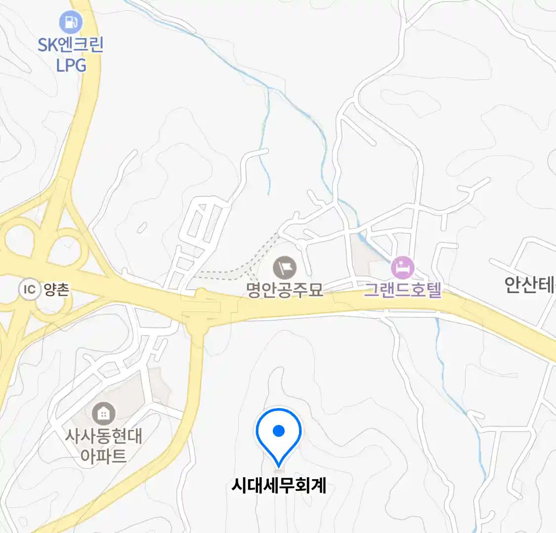 시대세무회계 위치