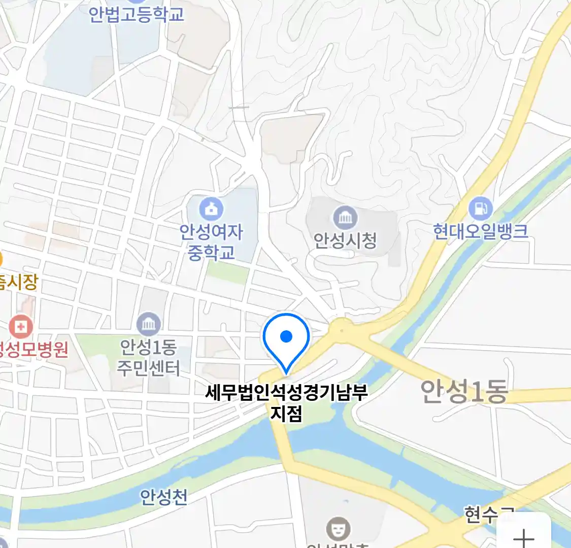 세무법인석성경기남부지점 위치