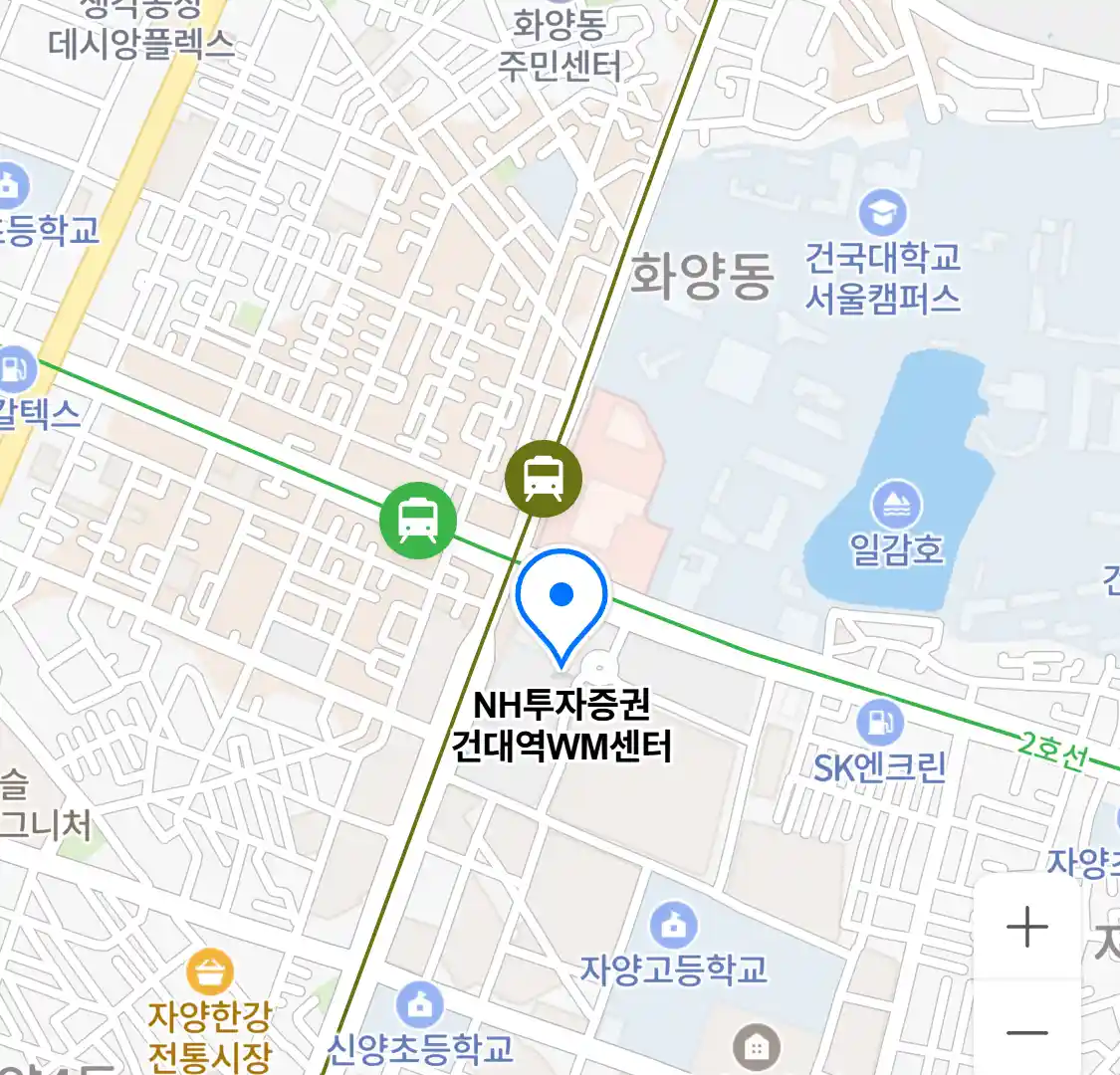 NH투자증권 건대역WM센터 위치