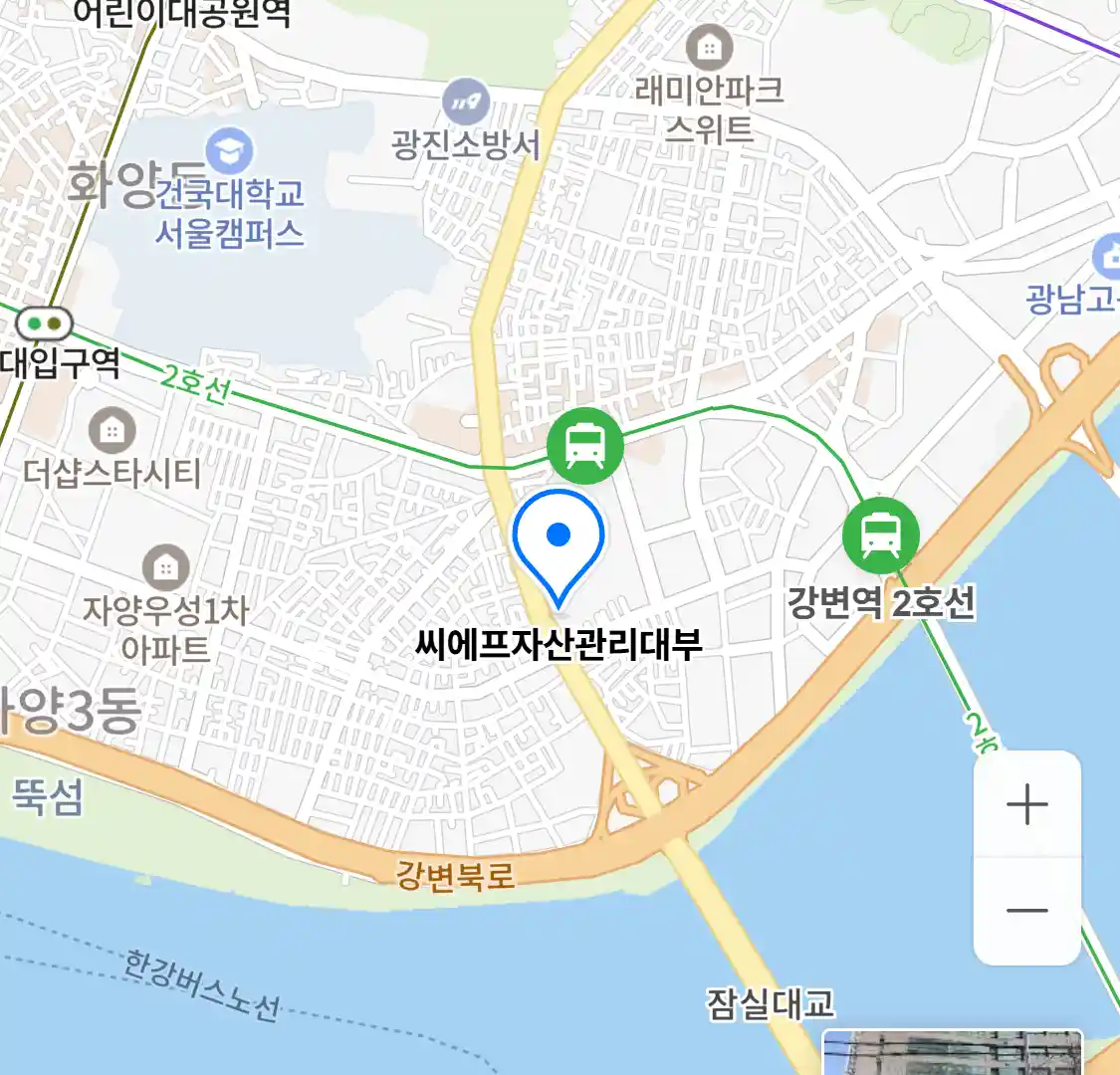 씨에프자산관리대부 위치
