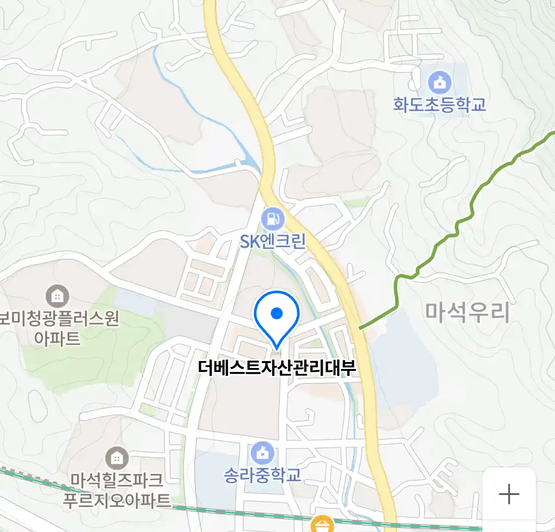 더베스트자산관리대부 위치
