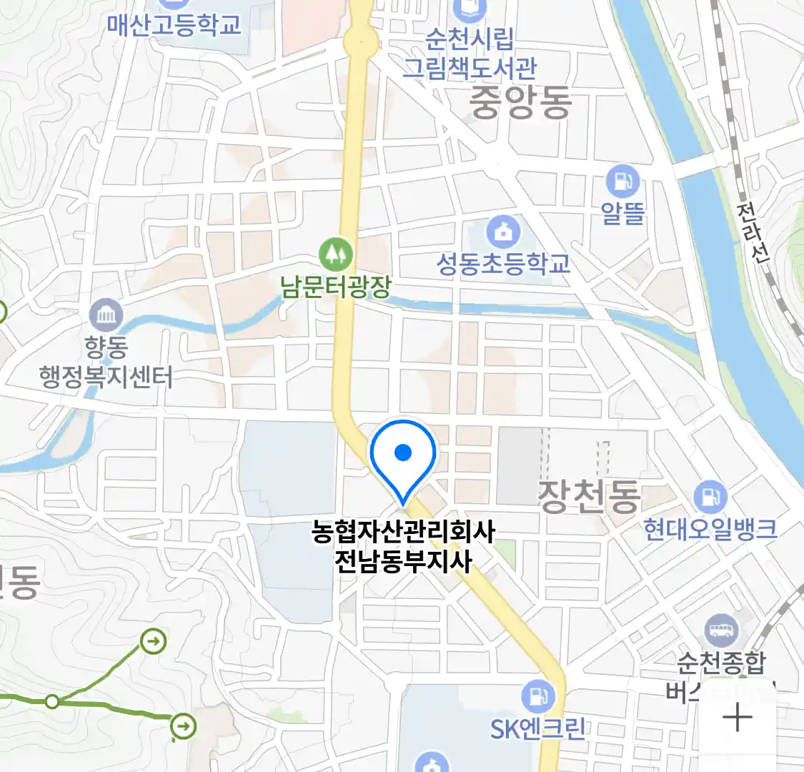 농협자산관리회사 전남동부지사 위치