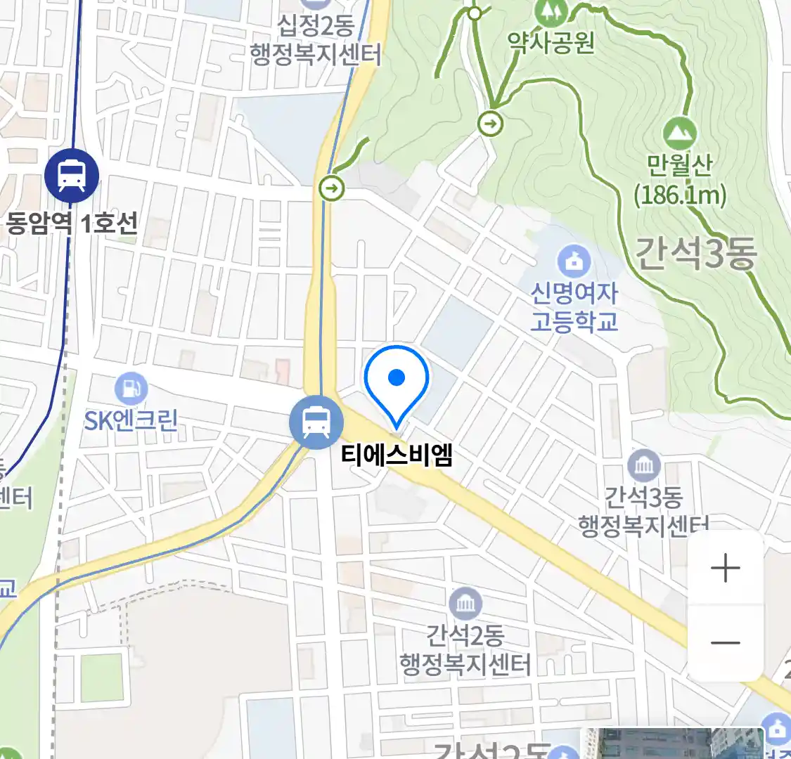 티에스비엠 위치