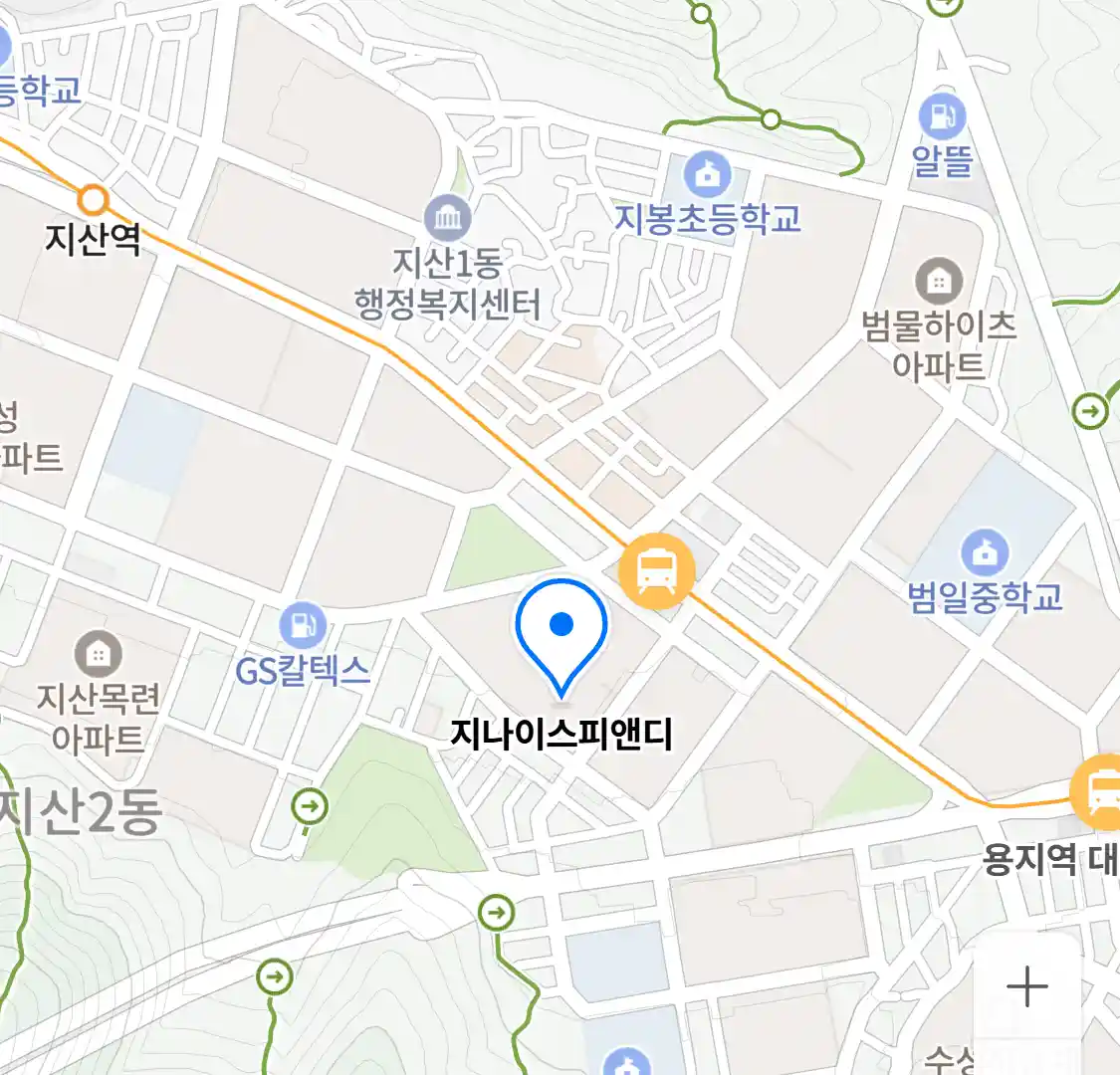 지나이스피앤디 위치