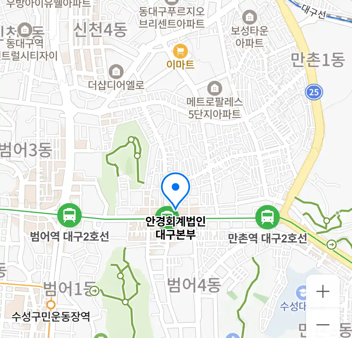 안경회계법인 대구본부 위치