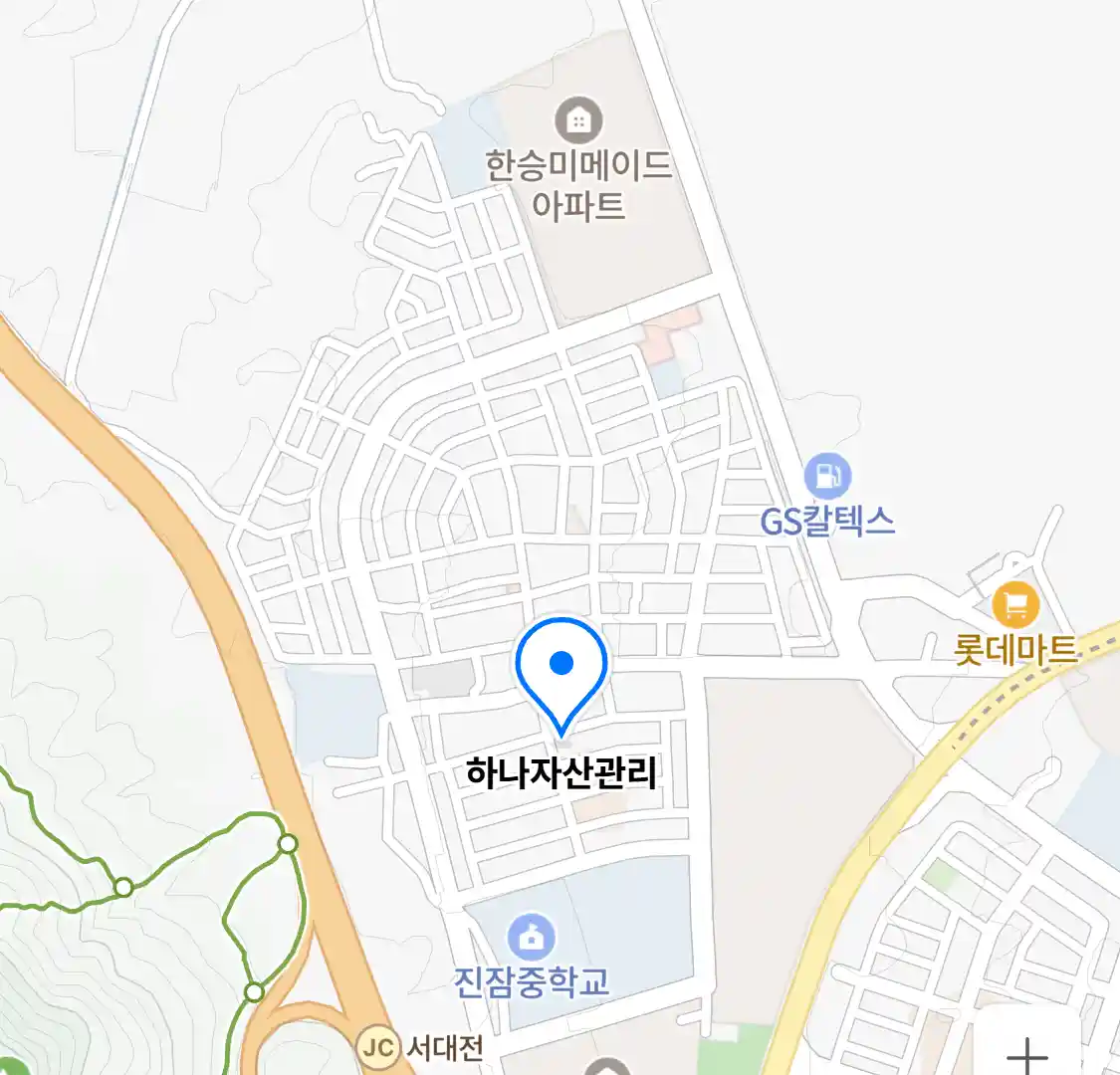 하나자산관리 위치