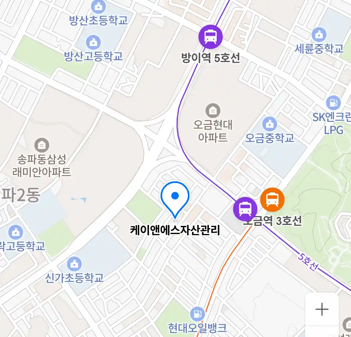 케이앤에스자산관리 위치