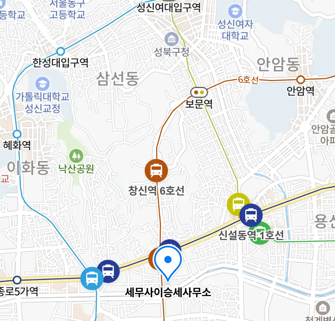 세무사이승세사무소 위치