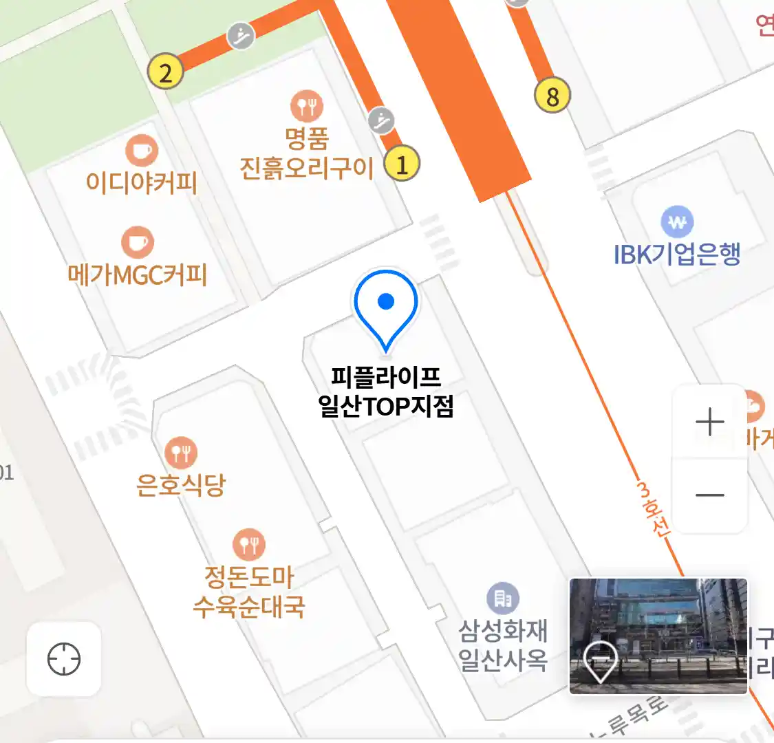 피플라이프 일산TOP지점 위치