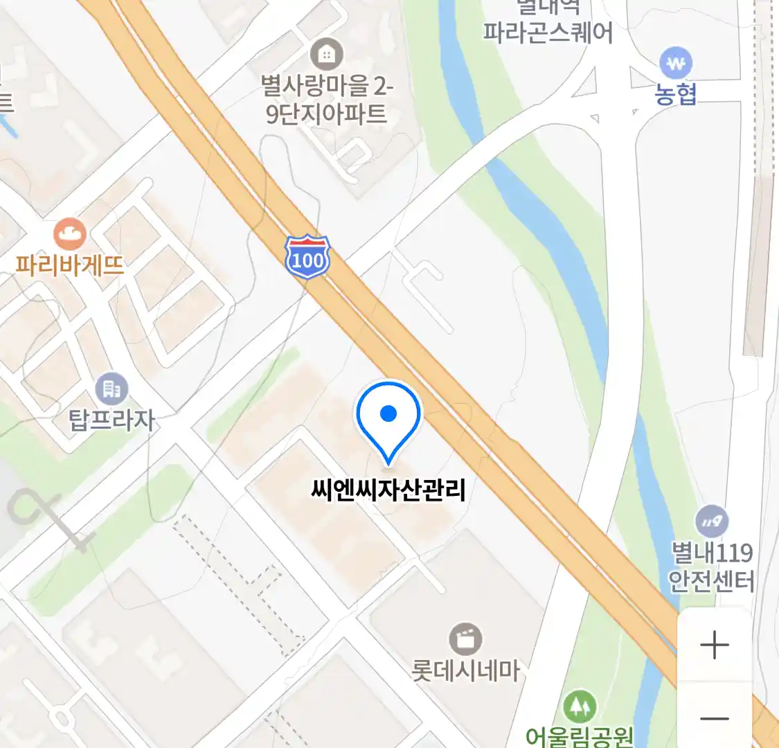 씨엔씨자산관리 위치