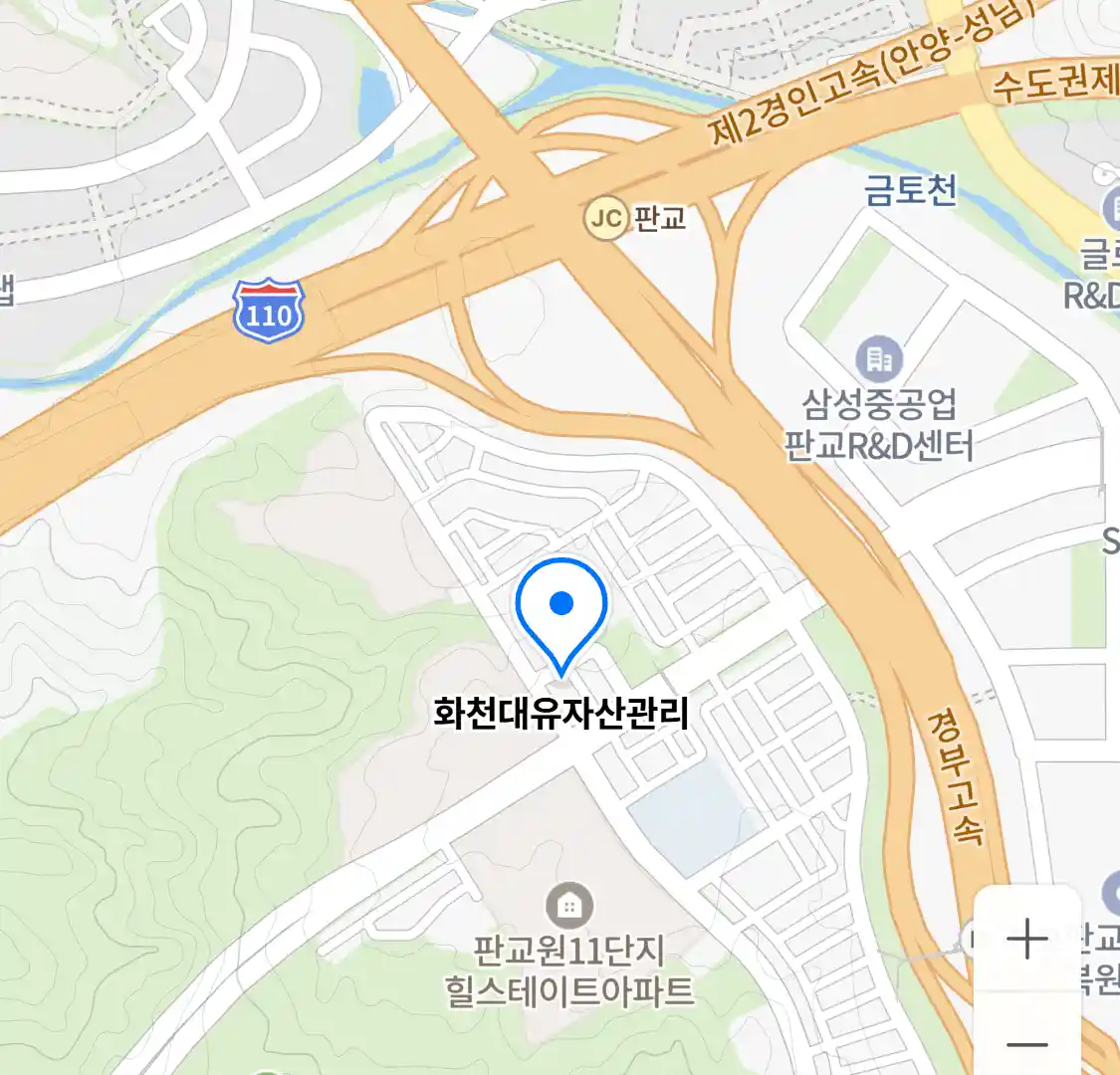 화천대유자산관리 위치