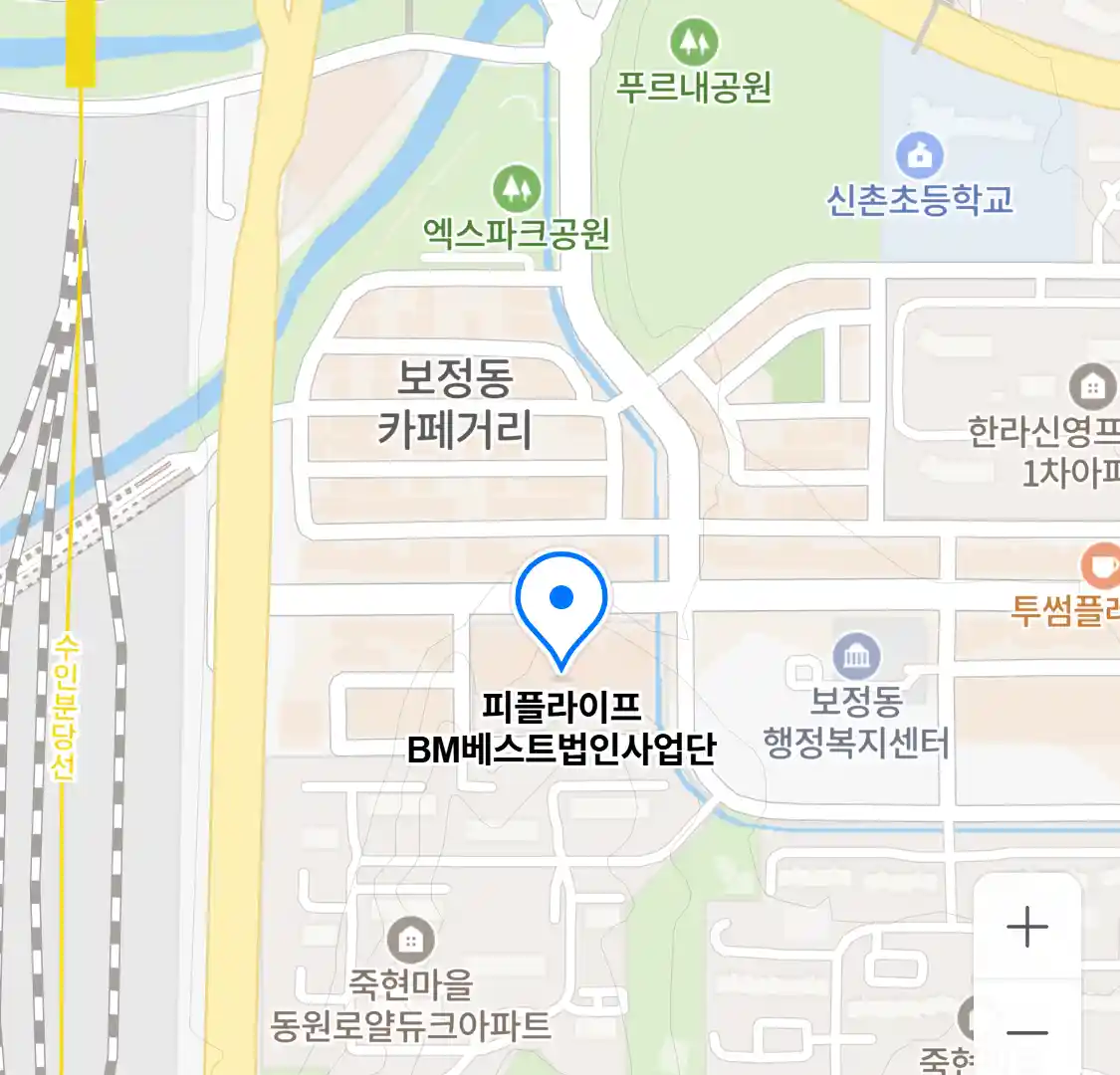 피플라이프 BM베스트법인사업단 위치