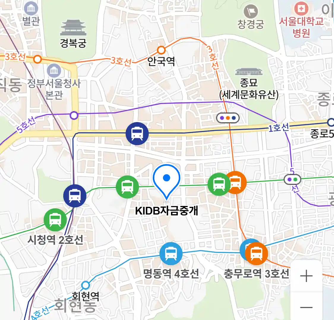 KIDB자금중개 위치