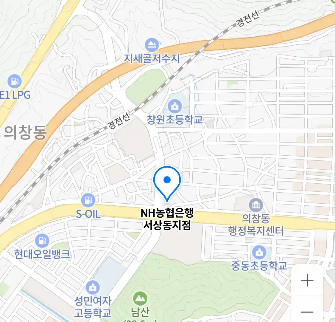 NH농협은행 서상동지점 위치