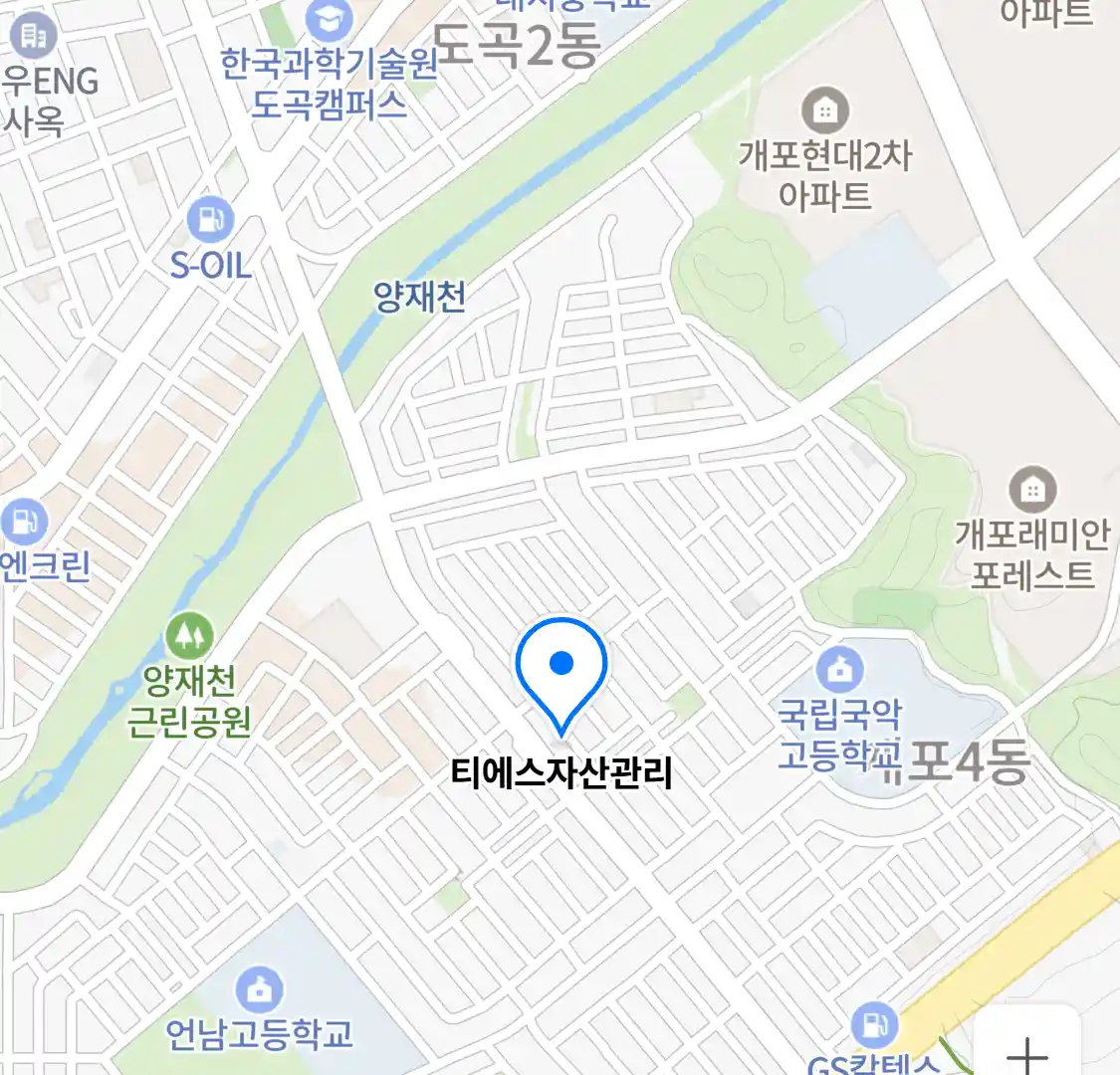 티에스자산관리 위치