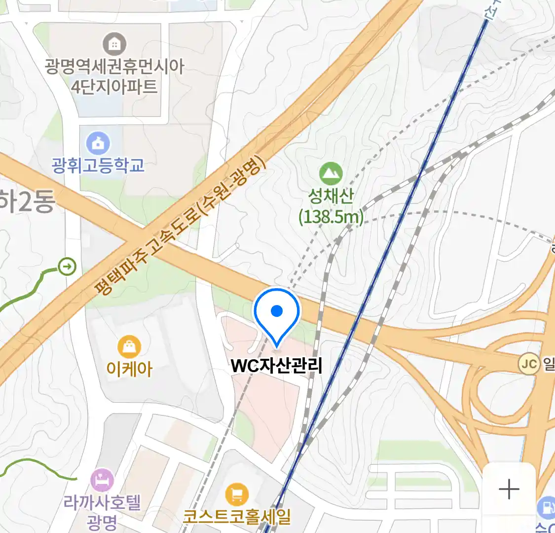 WC자산관리 위치