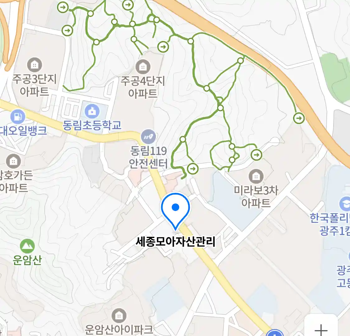 세종모아자산관리 위치