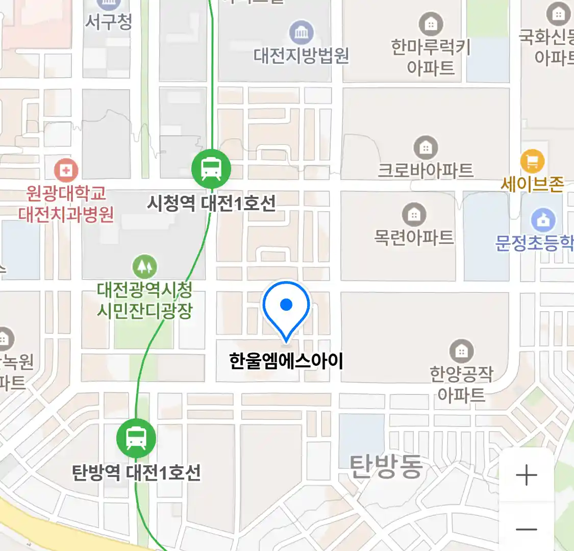 한울엠에스아이 위치