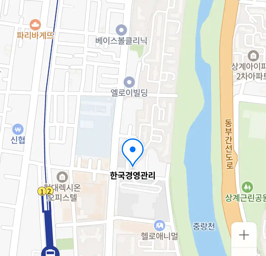 한국경영관리 위치