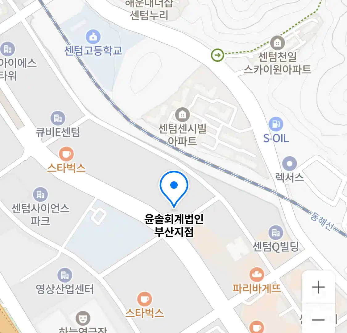 윤솔회계법인 부산지점 위치