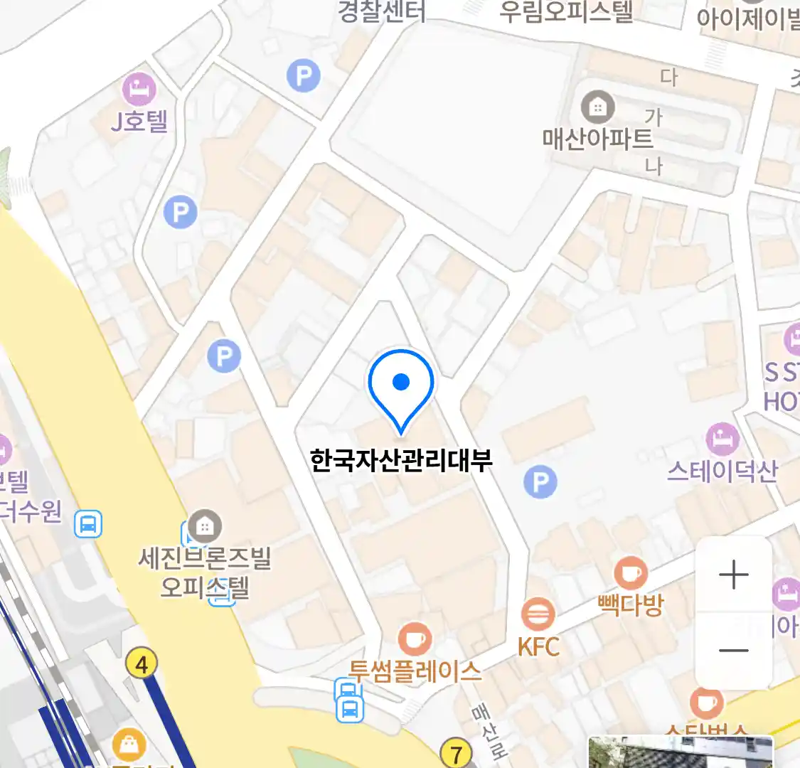 한국자산관리대부 위치