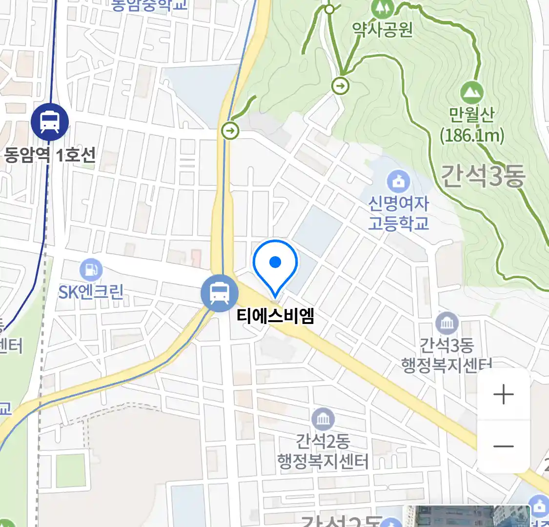티에스비엠 위치