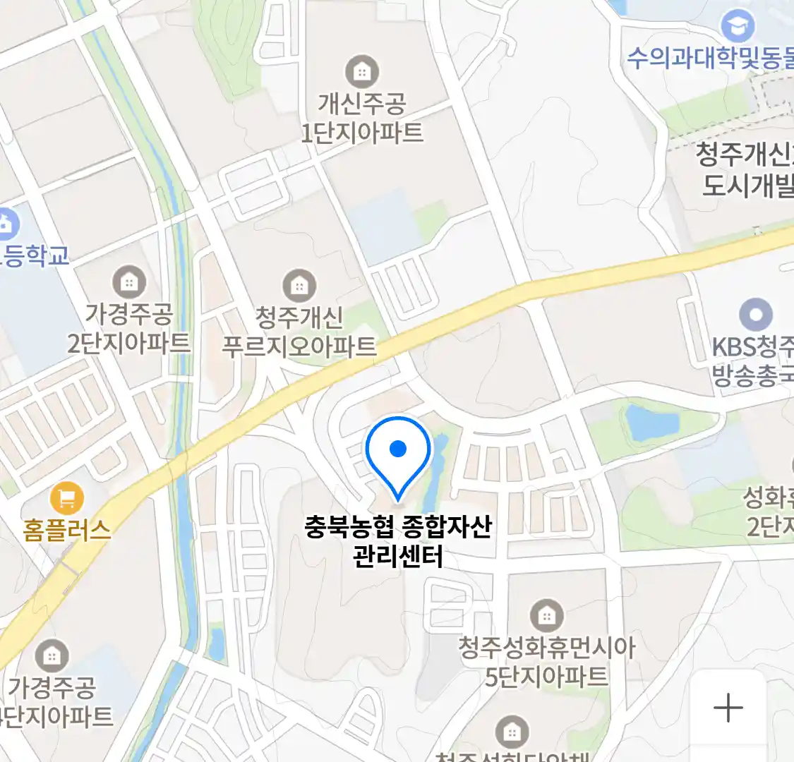 충북농협 종합자산 관리센터 위치