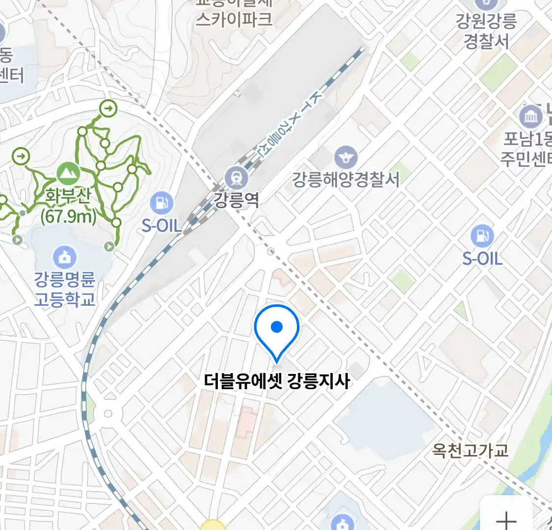 더블유에셋 강릉지사 위치