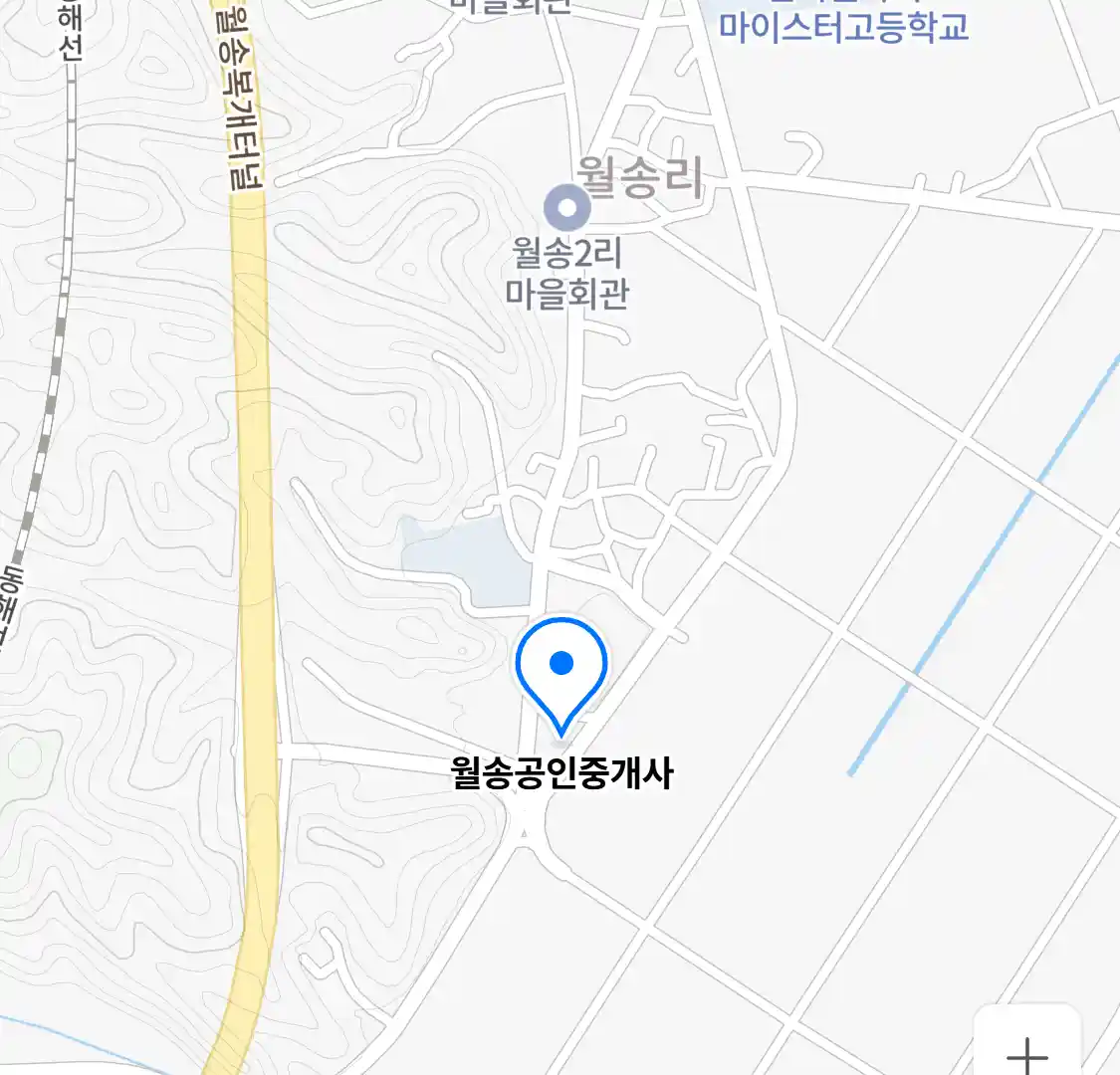월송공인중개사 위치