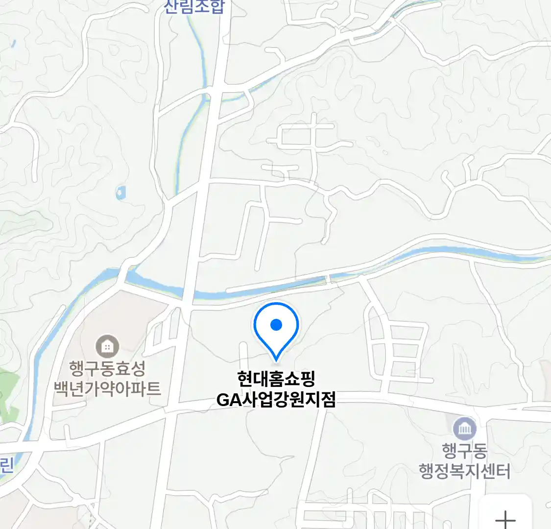 현대홈쇼핑 GA사업강원지점 위치