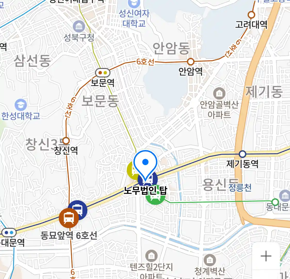 노무법인 탑 위치