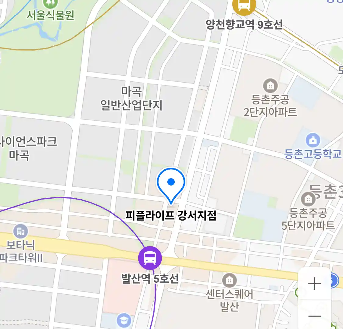 피플라이프 강서지점 위치