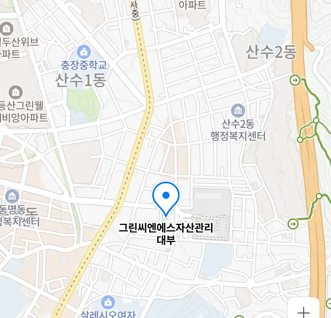 그린씨엔에스자산관리대부 위치