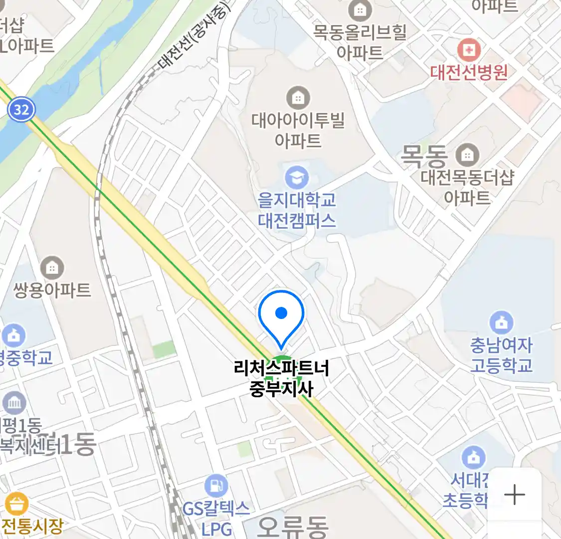 리처스파트너 중부지사 위치