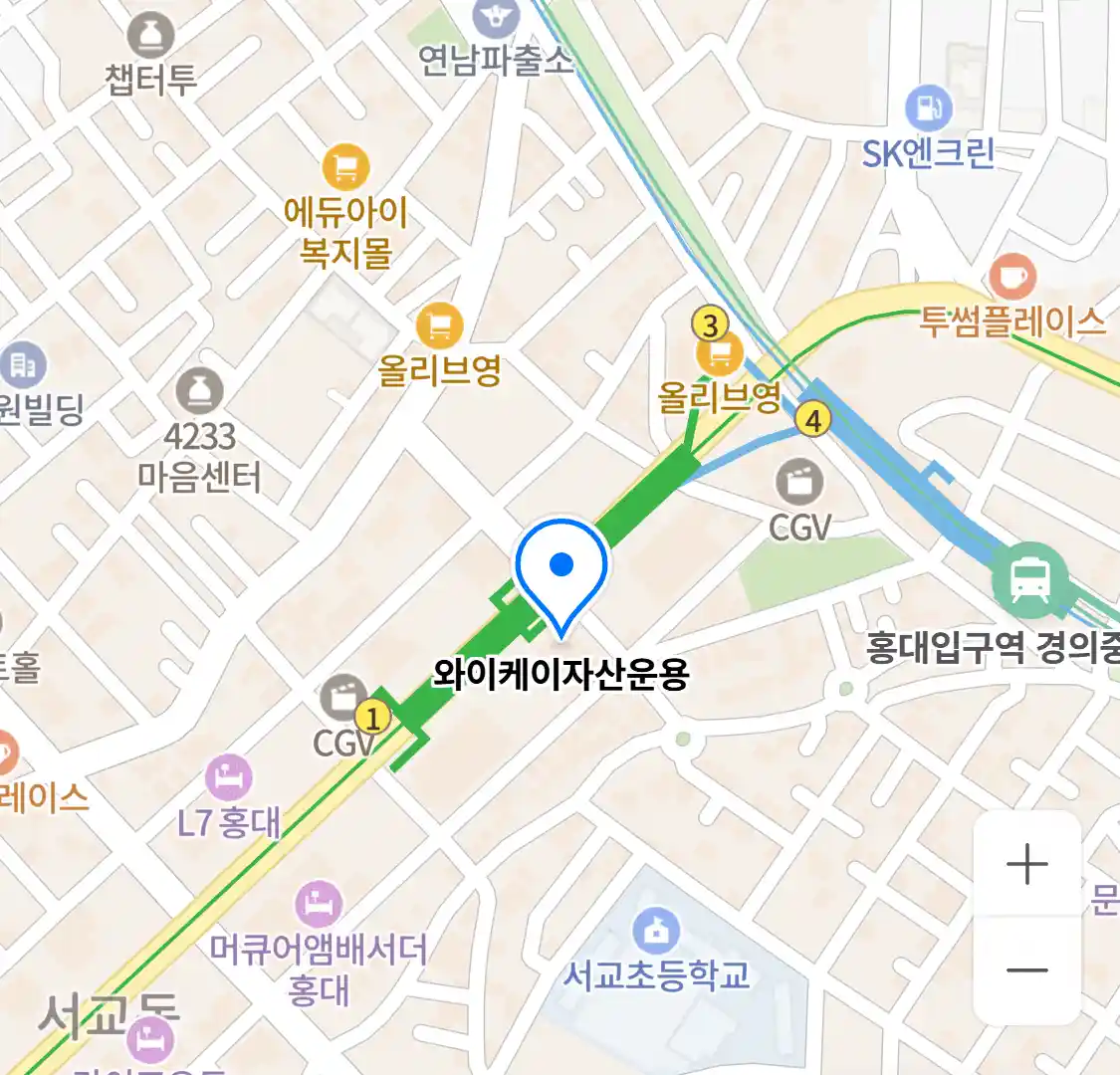 와이케이자산운용 위치