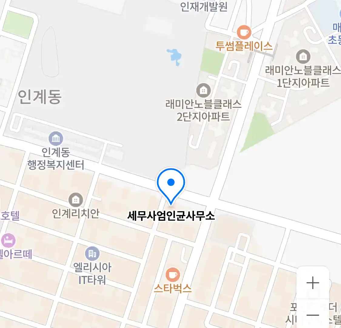 세무사엄인균사무소 지도
