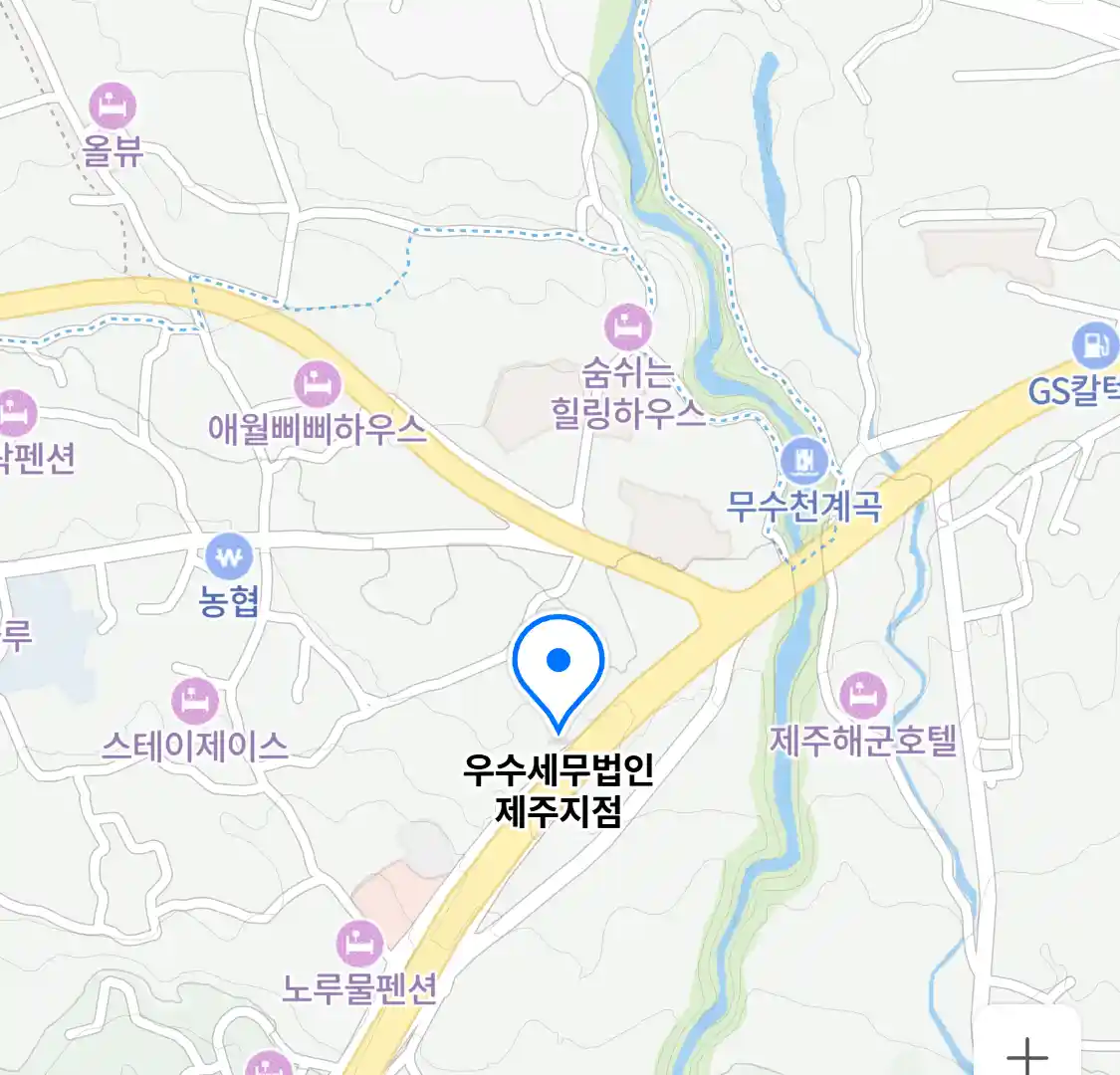 우수세무법인 제주지점 위치